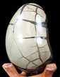 Septarian Dragon Egg Geode - Crystal Filled #40905-4